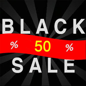 تخفیف 50% درصدی به مناسبت جمعه سیاه